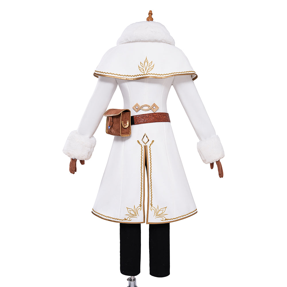 TLOZ: Breath Of The Wild Princess Champions Ballad DLC Winter Outfit Cosplay Costume