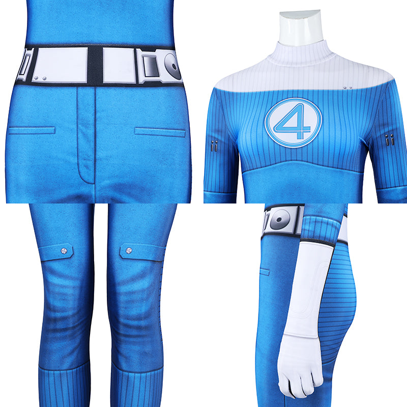 The Fantastic Four: First Steps Invisible Woman Sue Storm Jumpsuit Cosplay Costume