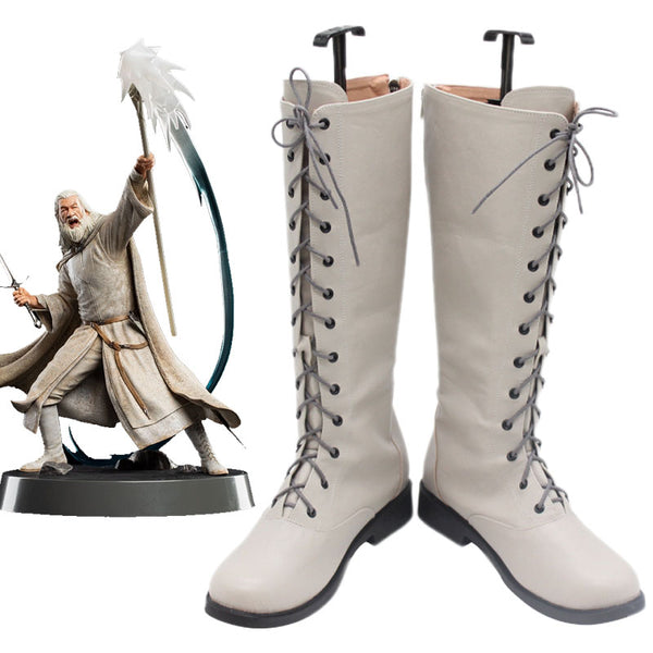 The Hobbit The Lord of the Rings Gandalf Cosplay Shoes