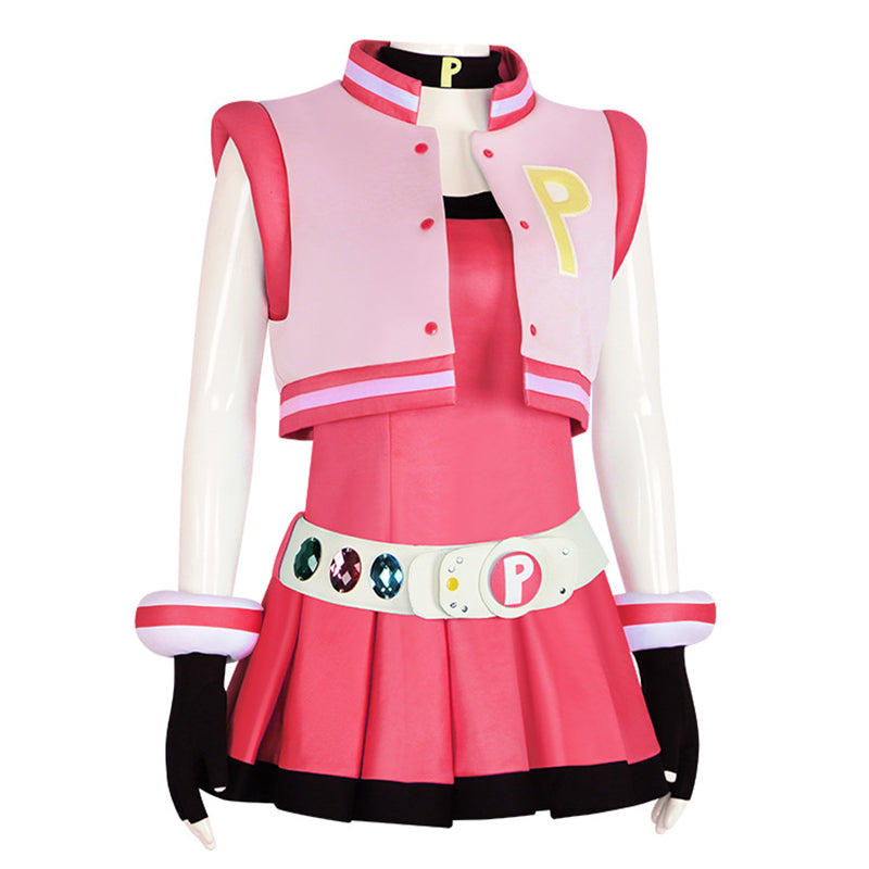 The Powerpuff Girls Z Blossom Momoko Akatsutsumi Cosplay Costume