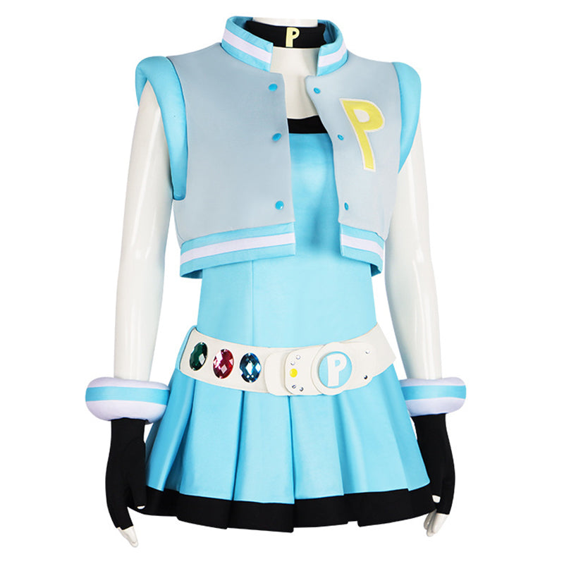 The Powerpuff Girls Z Bubbles Miyako Gotokuji Cosplay Costume