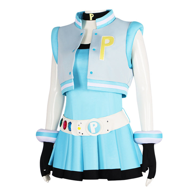 The Powerpuff Girls Z Bubbles Miyako Gotokuji Cosplay Costume