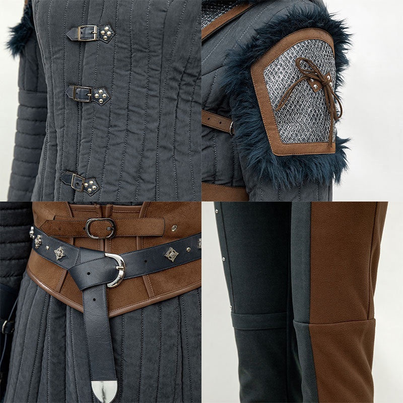 The Witcher IV Ciri Cosplay Costume - Not Included Swords