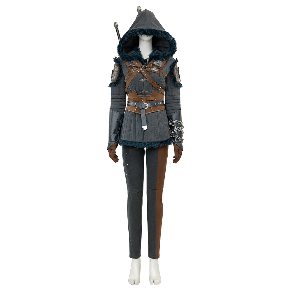 The Witcher IV Ciri Cosplay Costume - Not Included Swords