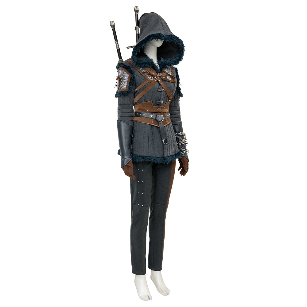 The Witcher IV Ciri Cosplay Costume - Not Included Swords