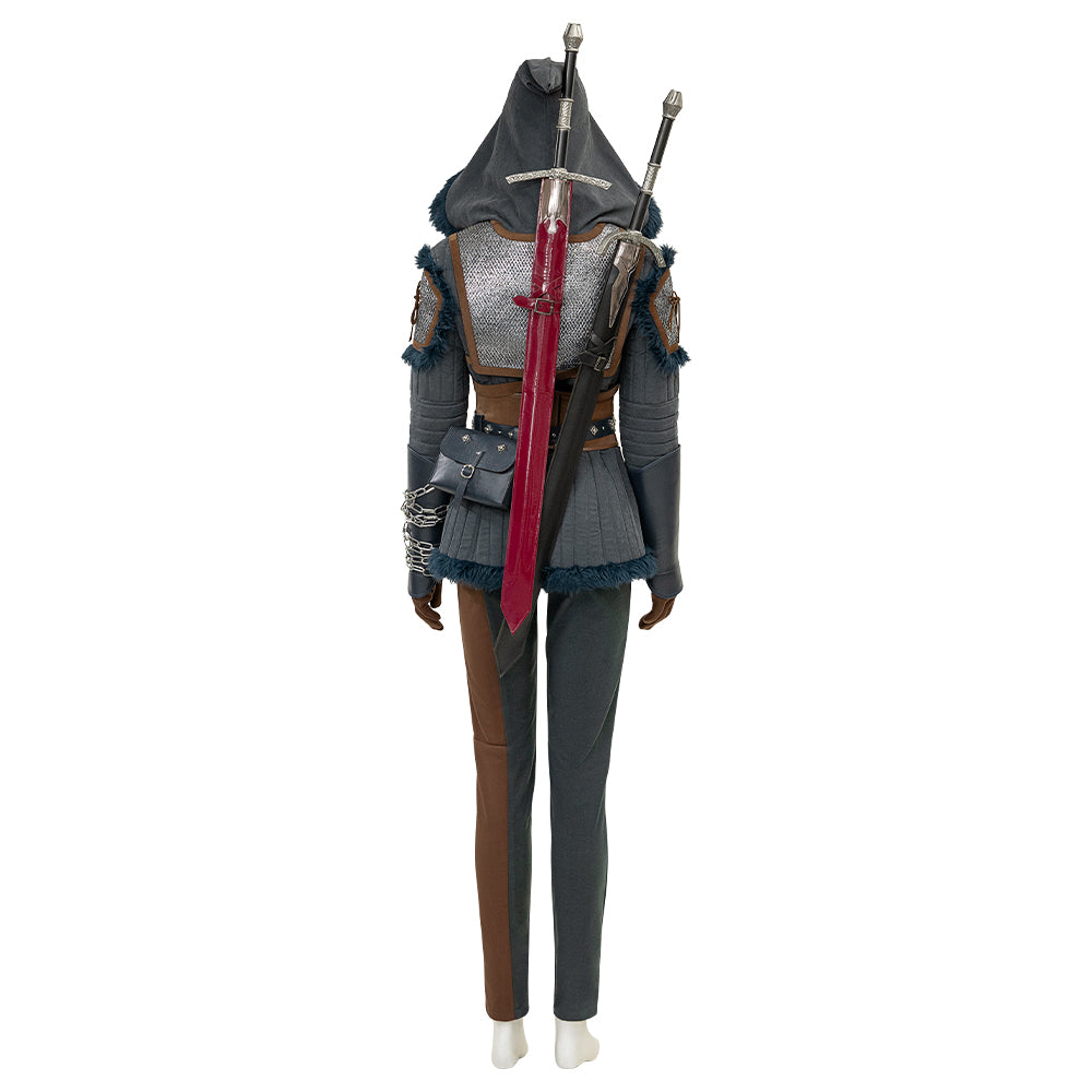 The Witcher IV Ciri Cosplay Costume - Not Included Swords