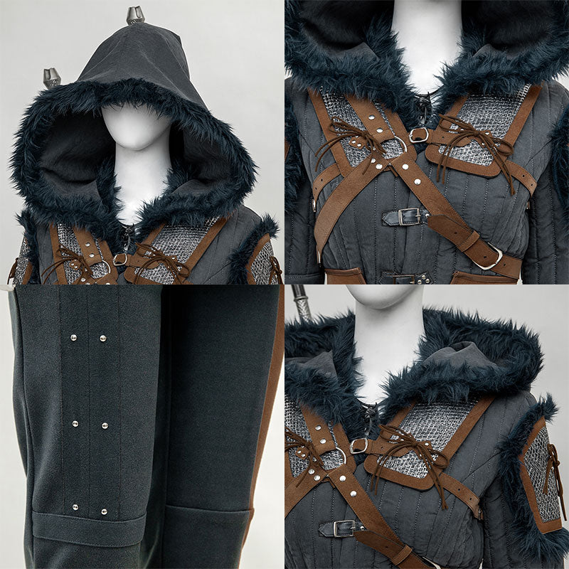 The Witcher IV Ciri Cosplay Costume - Not Included Swords