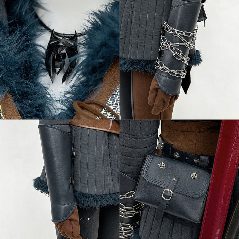 The Witcher IV Ciri Cosplay Costume - Not Included Swords