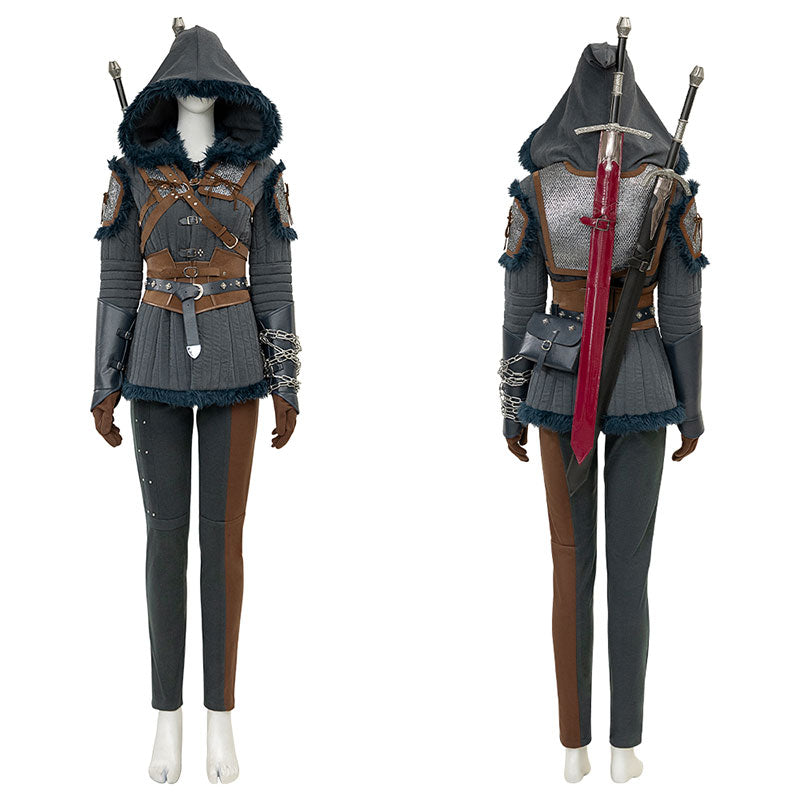 The Witcher IV Ciri Cosplay Costume - Not Included Swords