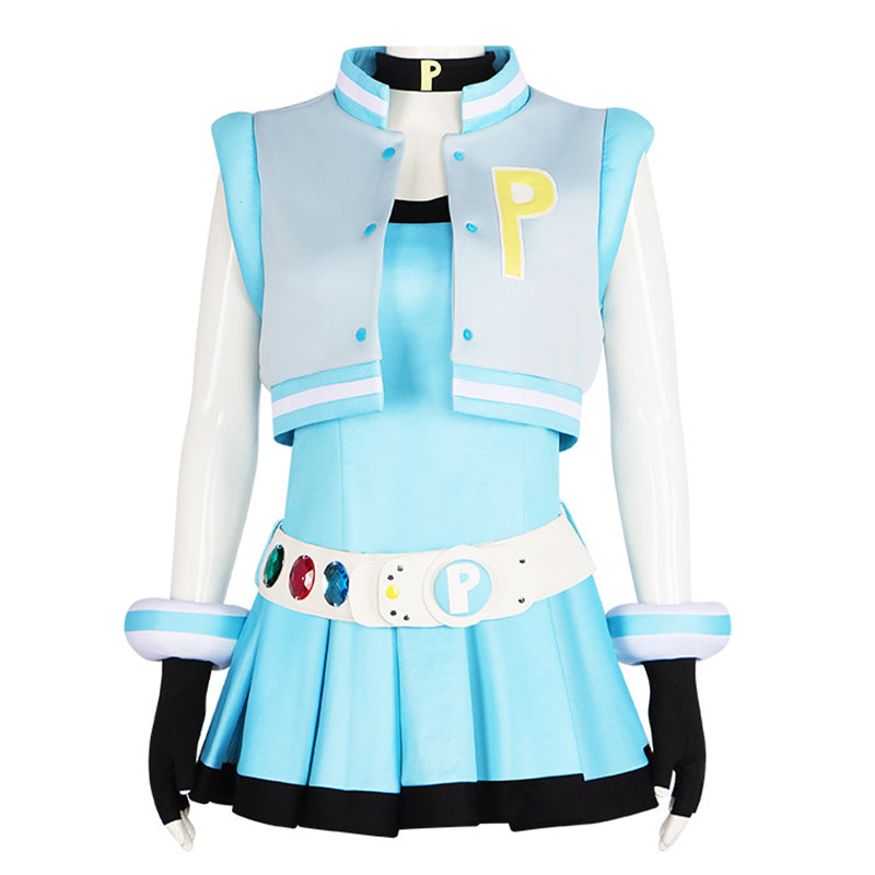 The Powerpuff Girls Z Bubbles Miyako Gotokuji Cosplay Costume