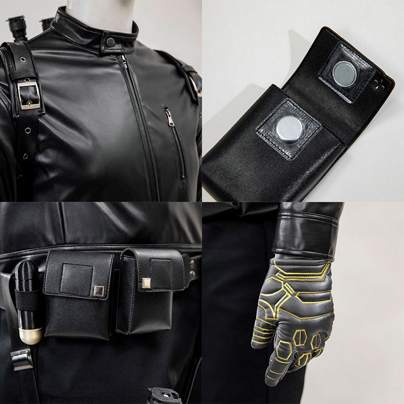 Thunderbolts 2025 Movie Winter Soldier Cosplay Costume (Daggers and gun not included)