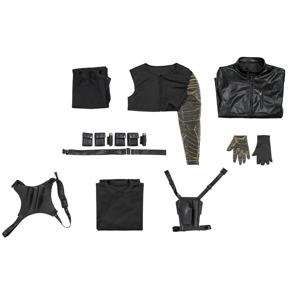 Thunderbolts 2025 Movie Winter Soldier Cosplay Costume (Daggers and gun not included)