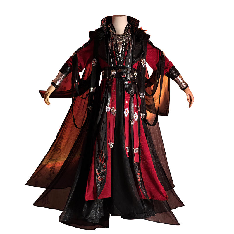 Tian Guan Ci Fu Heaven Official's Blessing Comic Hua Cheng Crimson Rain Sought Flower Cosplay Costume B Edition