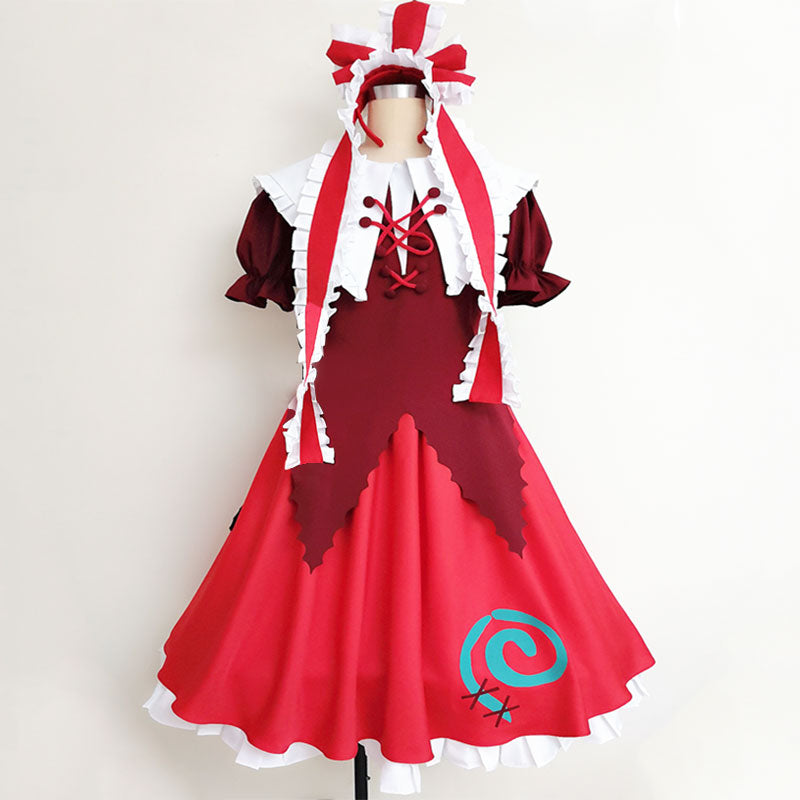 Touhou Project Hina Kagiyama Cosplay Costume