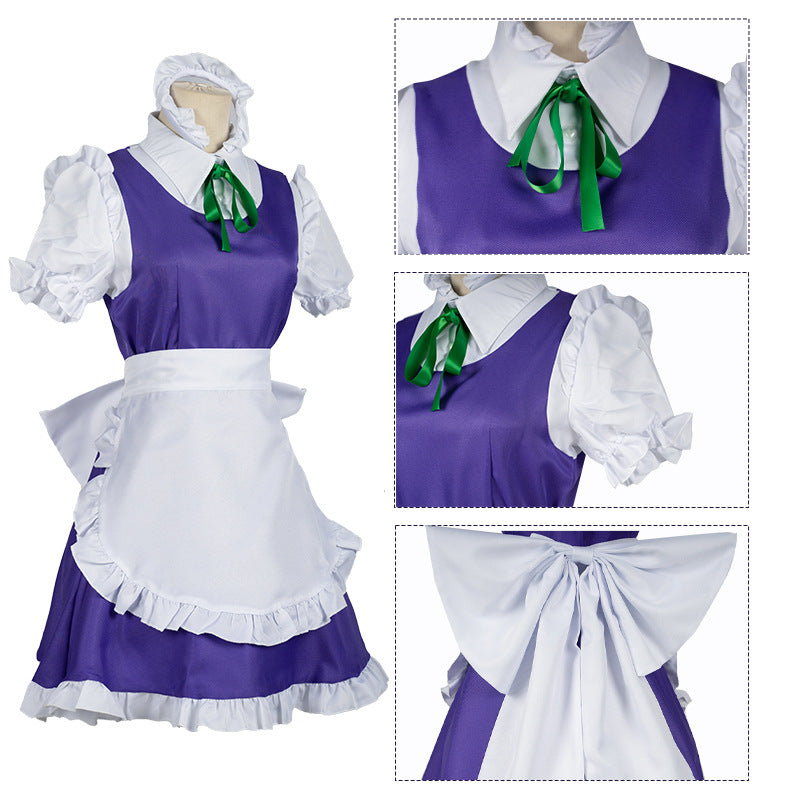 Touhou Project Sakuya Izayoi Cosplay Costume