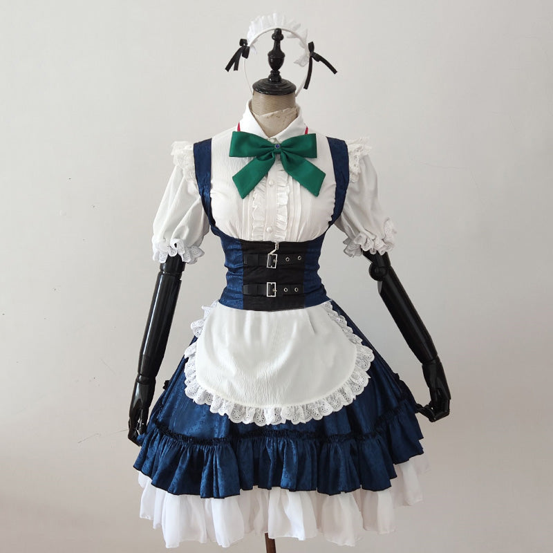 Touhou Project Sakuya Izayoi Cosplay Costume