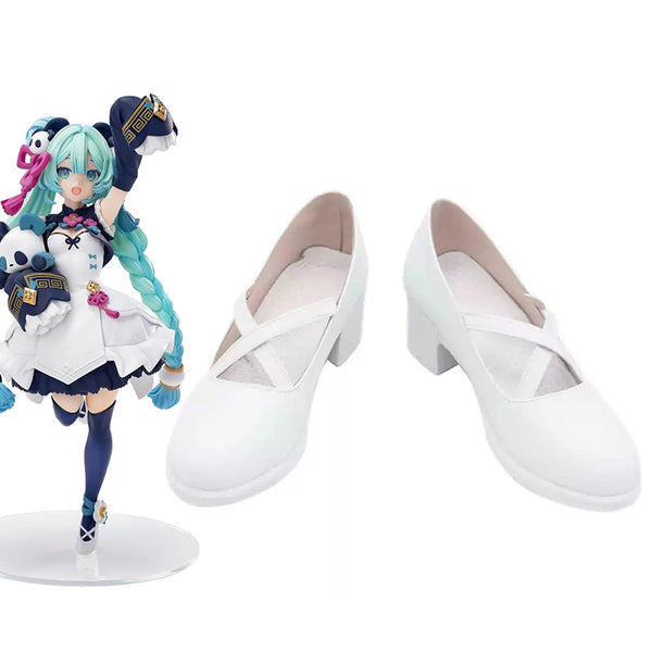 VOCALOID Hatsune Miku Giant Panda Chinese Style Outfit Panda Miku Modern China Miku Cosplay Shoes