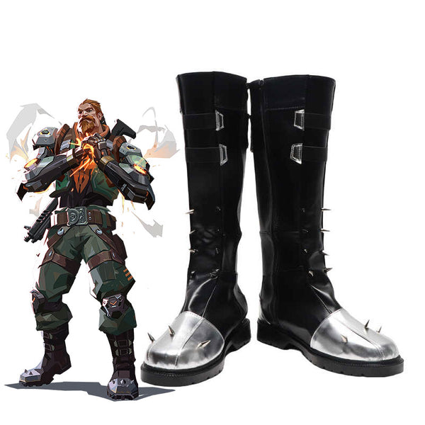 Valorant Breach Shoes Cosplay Boots