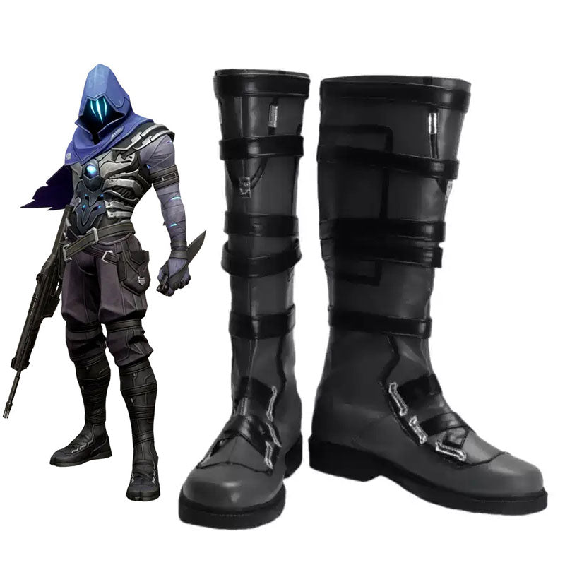 Valorant Omen Shoes Cosplay Boots