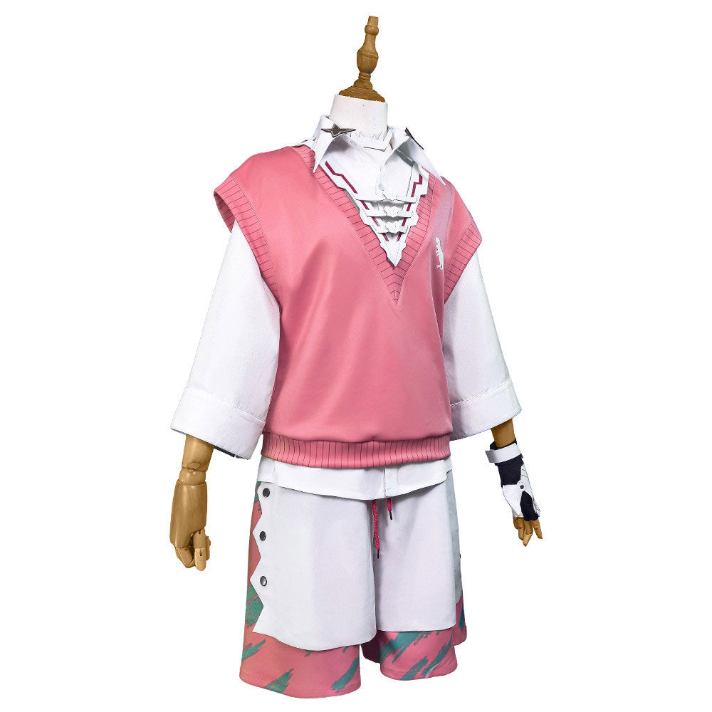 Virtual YouTuber Akagi Wen Cosplay Costume