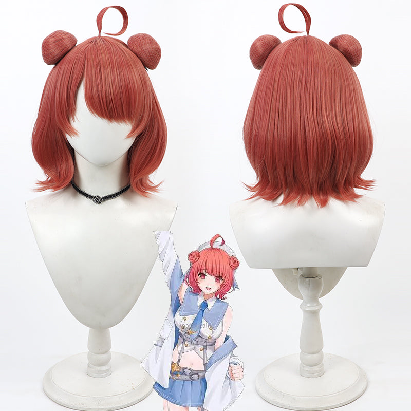 Virtual YouTuber Akarin Yumeno Akari Cosplay Wig