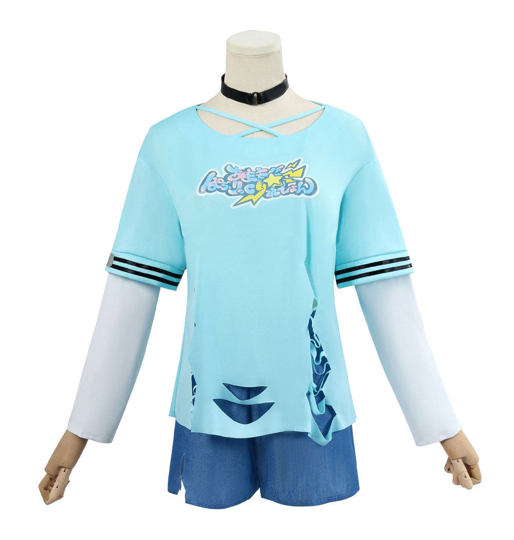 Virtual YouTuber Hololive DEV_IS FLOW GLOW Mizumiya Su Cosplay Costume