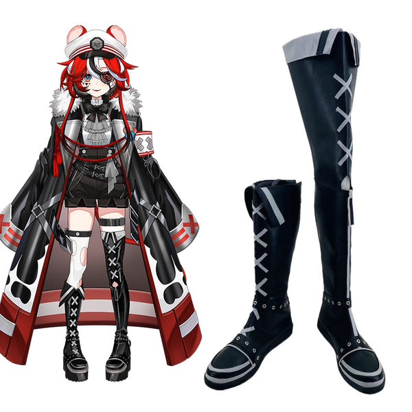 Virtual YouTuber Hololive Hakos Baelz Fourth Costume Shoes Cosplay Boots