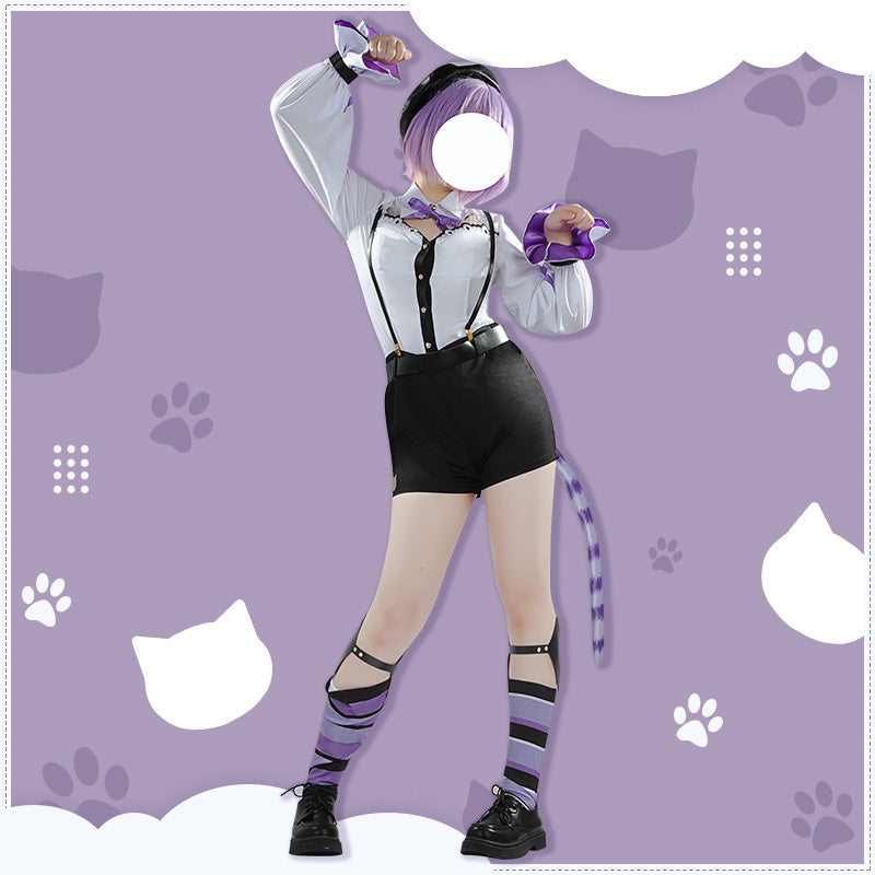 Virtual YouTuber Hololive Nekomata Okayu Fifth Costume Cosplay Costume