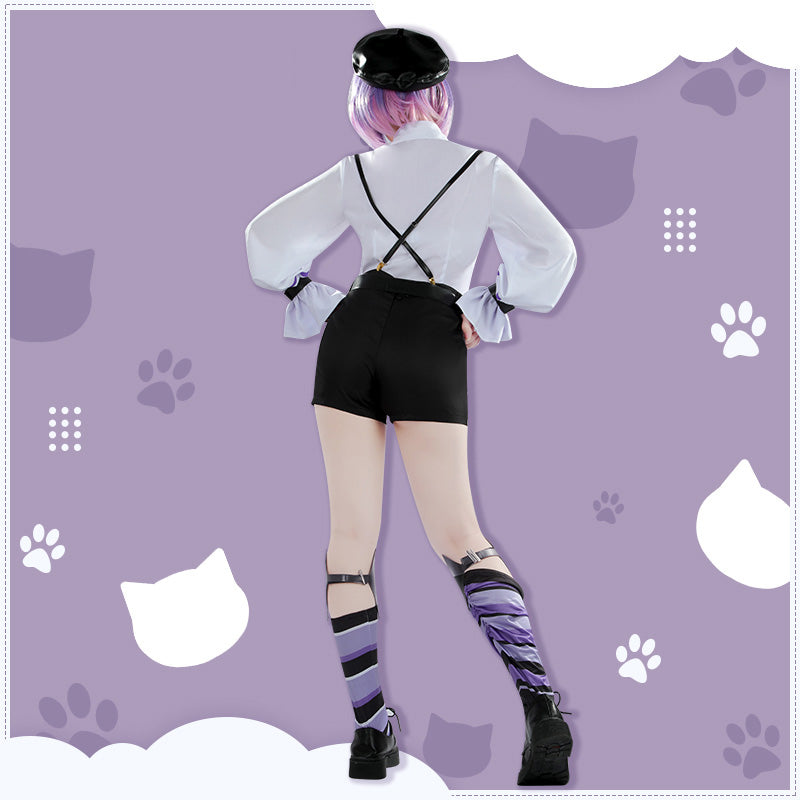 Virtual YouTuber Hololive Nekomata Okayu Fifth Costume Cosplay Costume