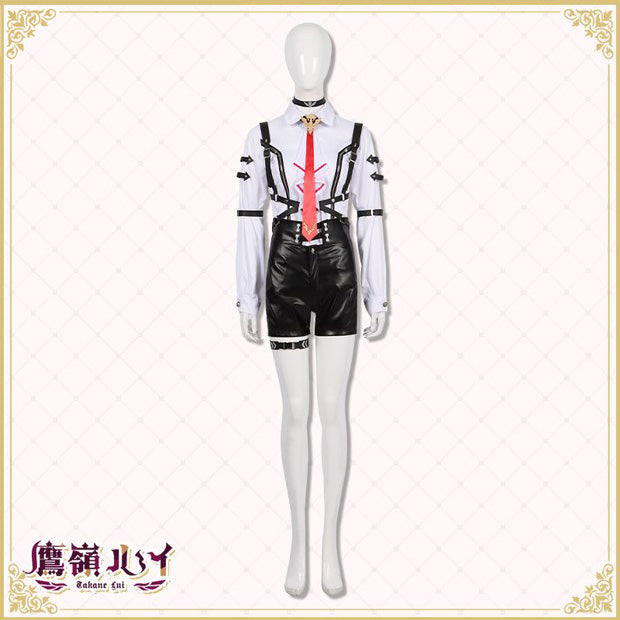 Virtual YouTuber Hololive Secret Society holoX Takane Lui Cosplay Costume