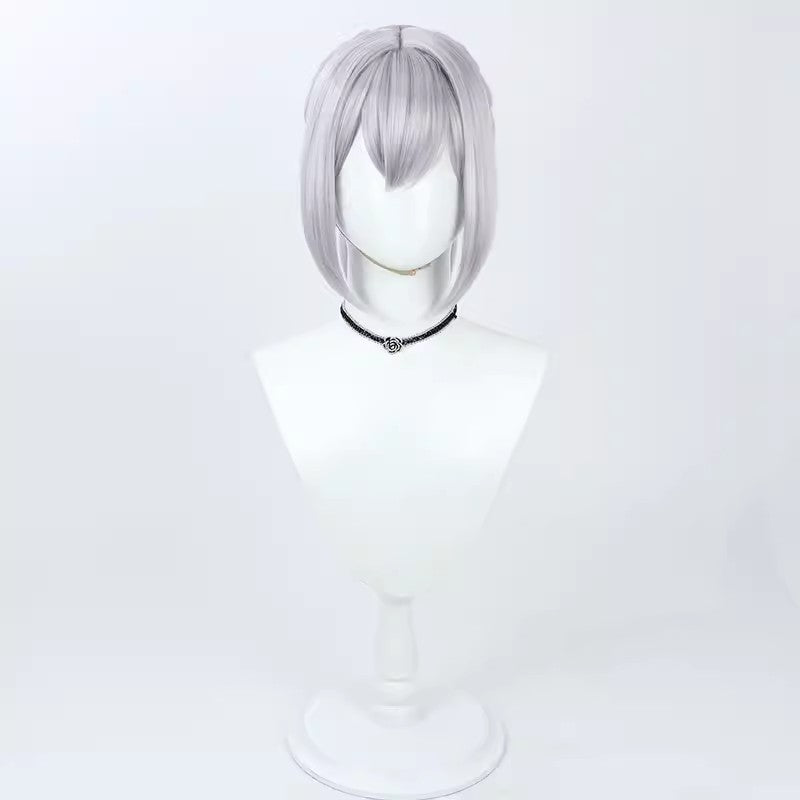 Virtual YouTuber Hololive Shirogane Noel 1 Million Subscribers 3D Costume Cosplay Wig