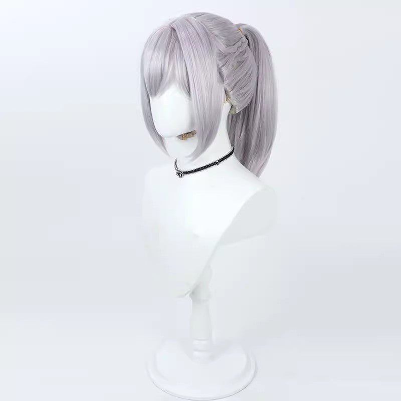 Virtual YouTuber Hololive Shirogane Noel 1 Million Subscribers 3D Costume Cosplay Wig