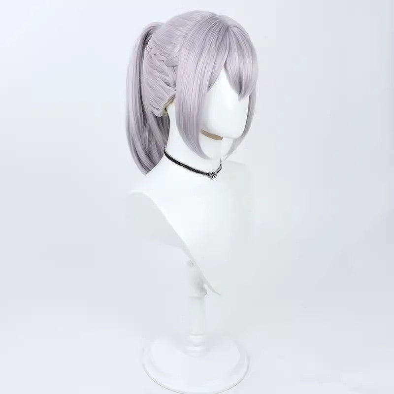 Virtual YouTuber Hololive Shirogane Noel 1 Million Subscribers 3D Costume Cosplay Wig