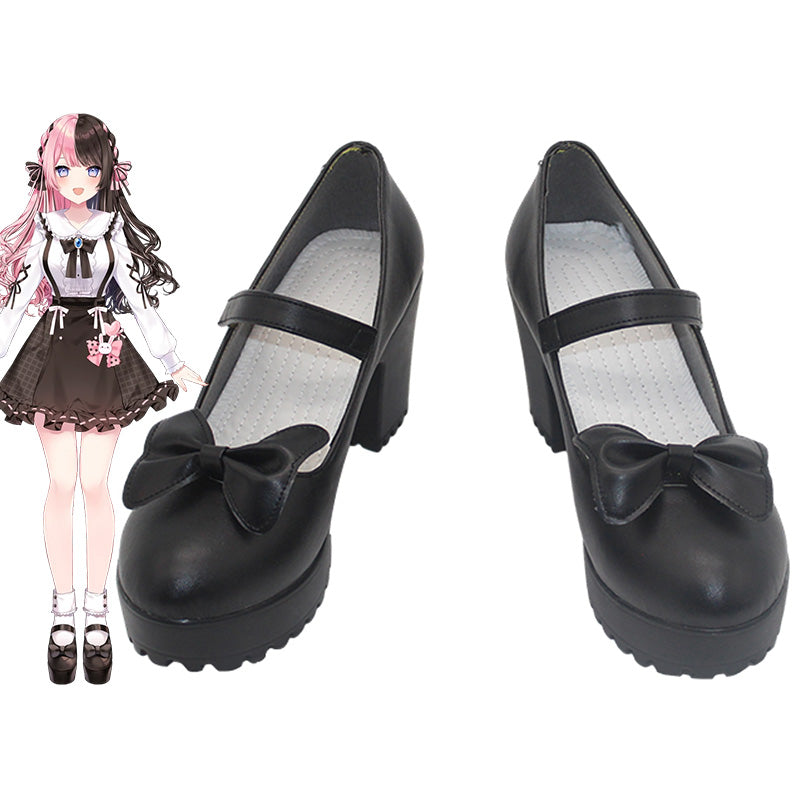 Virtual YouTuber Iris Black Games Tachibana Hinano Cosplay Shoes