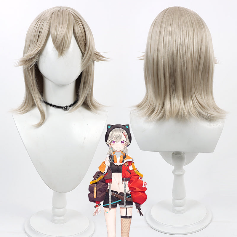 Virtual YouTuber Komori Met Cosplay Wig