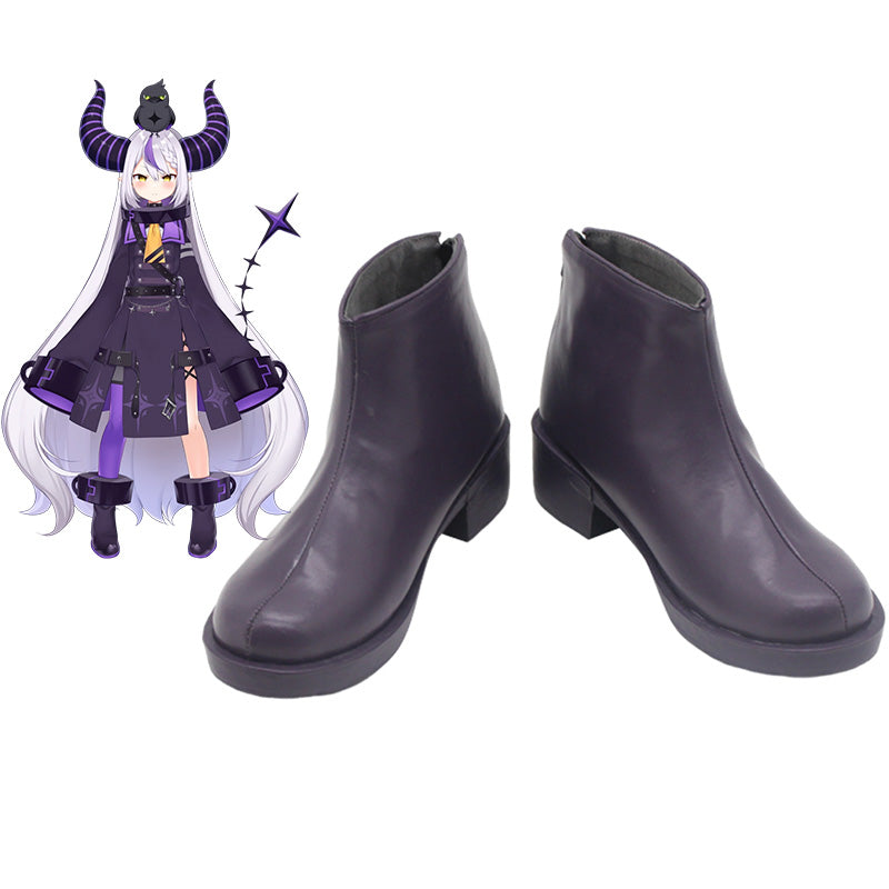 Virtual YouTuber La+ Darknesss Laplus Cosplay Shoes