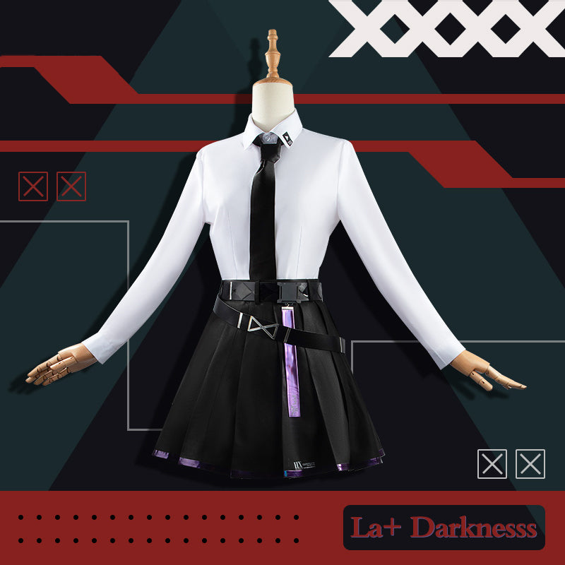 Virtual YouTuber La+ Darknesss Laplus New Uniform Cosplay Costume