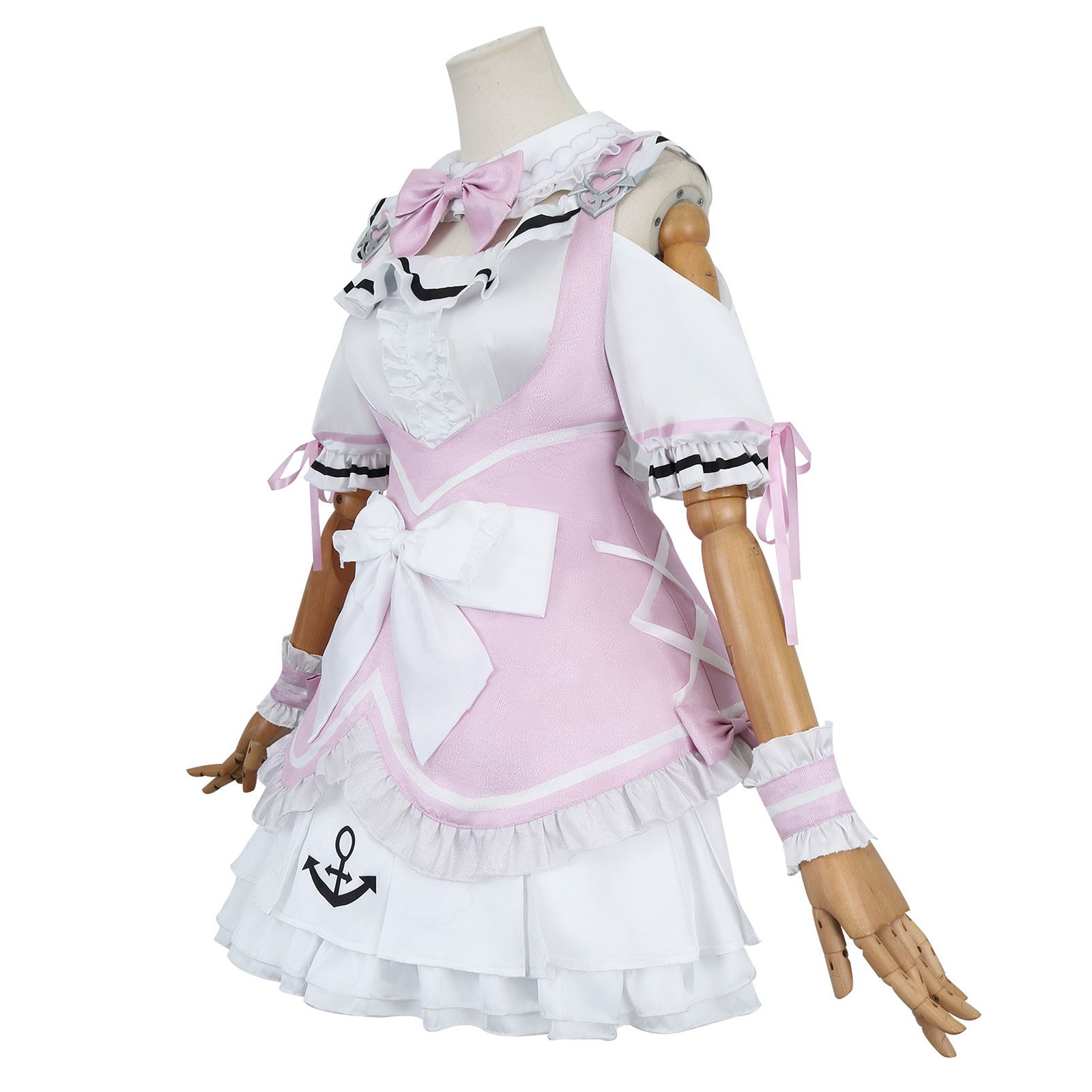 Virtual YouTuber Minato Aqua Minato Aqua Maid Dress Cosplay Costume