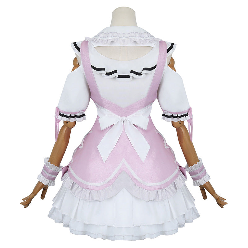 Virtual YouTuber Minato Aqua Minato Aqua Maid Dress Cosplay Costume