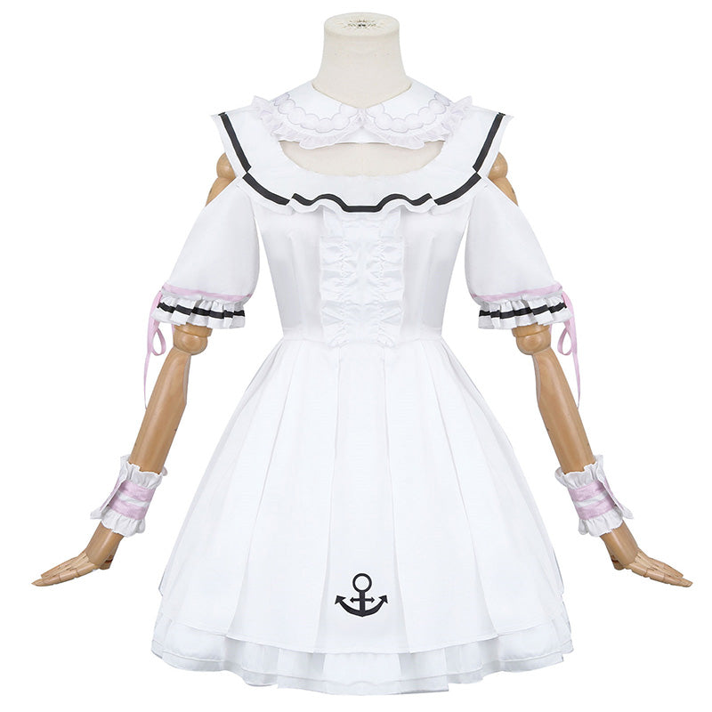 Virtual YouTuber Minato Aqua Minato Aqua Maid Dress Cosplay Costume