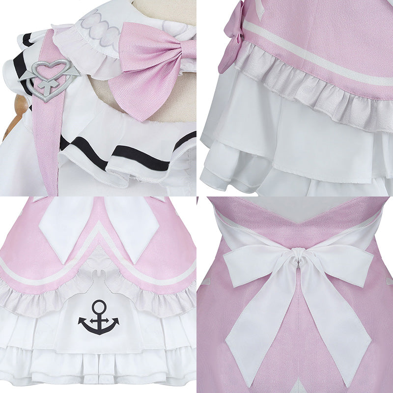 Virtual YouTuber Minato Aqua Minato Aqua Maid Dress Cosplay Costume