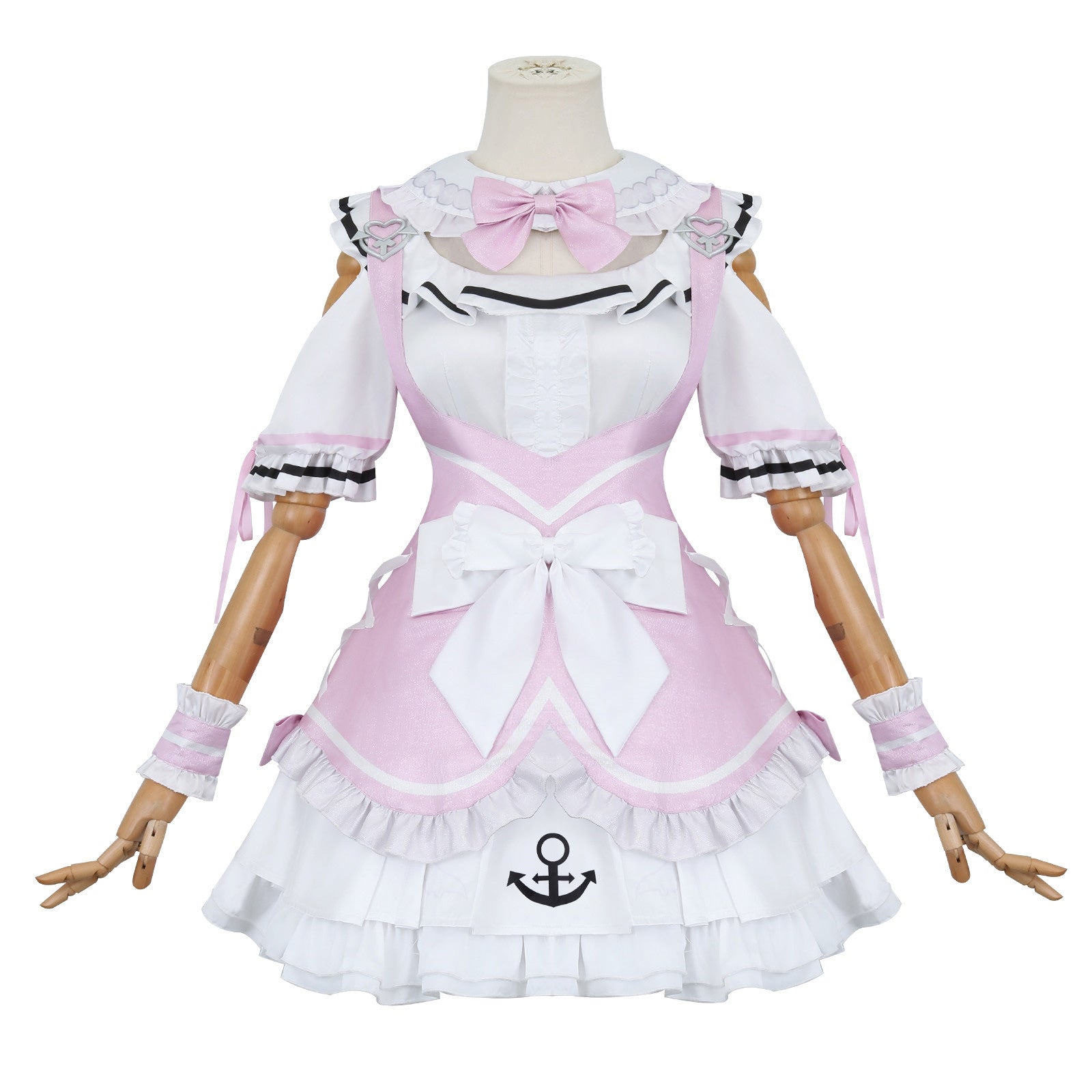 Virtual YouTuber Minato Aqua Minato Aqua Maid Dress Cosplay Costume