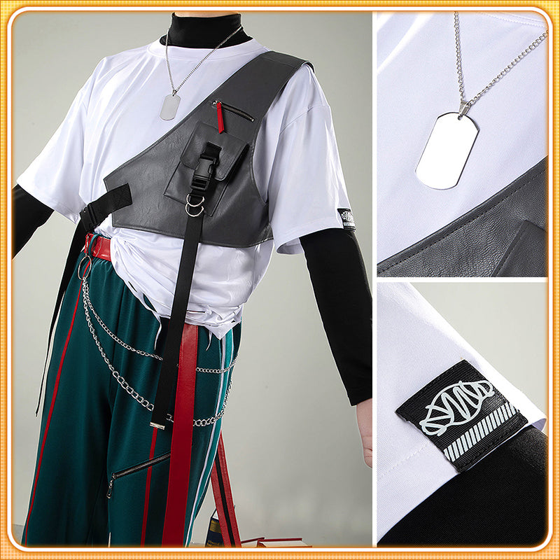 Virtual YouTuber NIJISANJI 3SKM Kaisei What's up MV Cosplay Costume