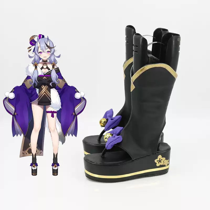 Virtual YouTuber NIJISANJI Rindou Mikoto Shoes Cosplay Boots