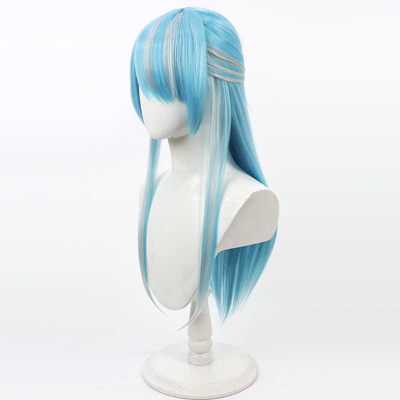 Virtual YouTuber VSPO Shiranami Ramune Cosplay Wig