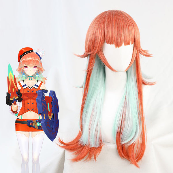 Virtual YouTuber -Myth- Takanashi Kiara Cosplay Wig