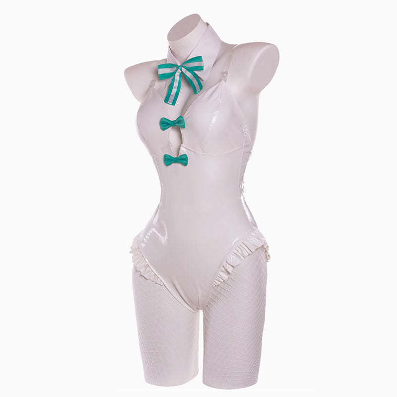 BiCute Bunnies Rurudo White Color Bunny Girl Cosplay Costume