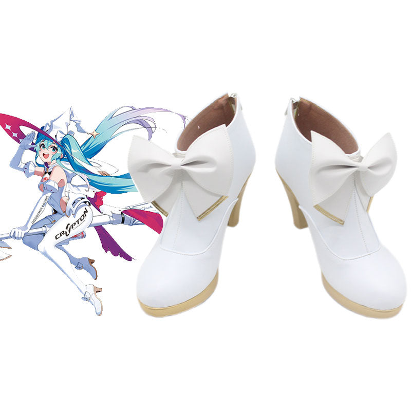 Vocaloid Hatsune Miku Racing Miku 2024 Cosplay Shoes