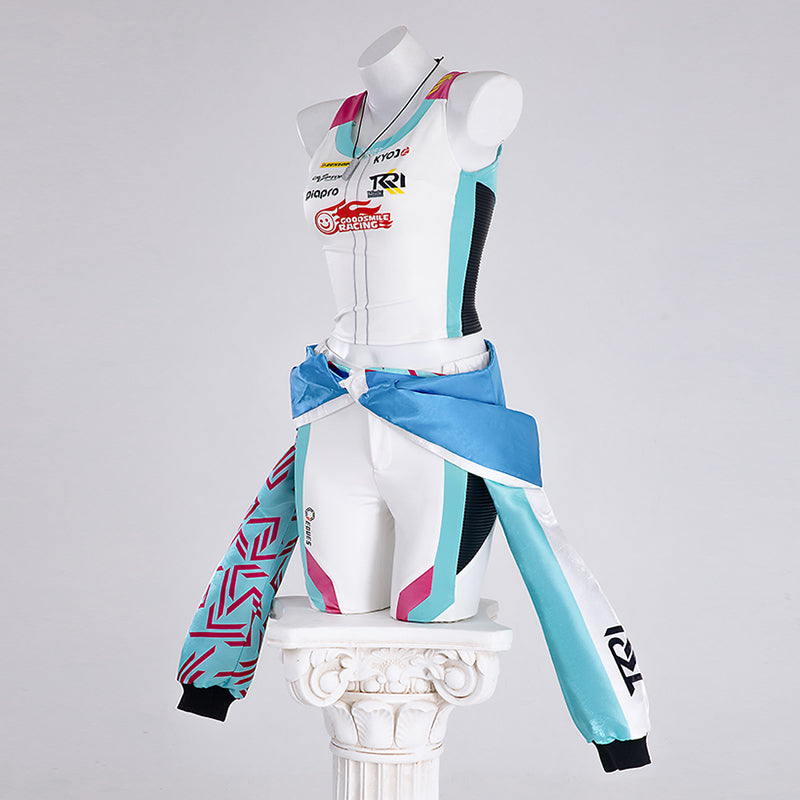 Vocaloid Hatsune Miku Racing Miku Kyojo Cup 2024 Ver. Cosplay Costume