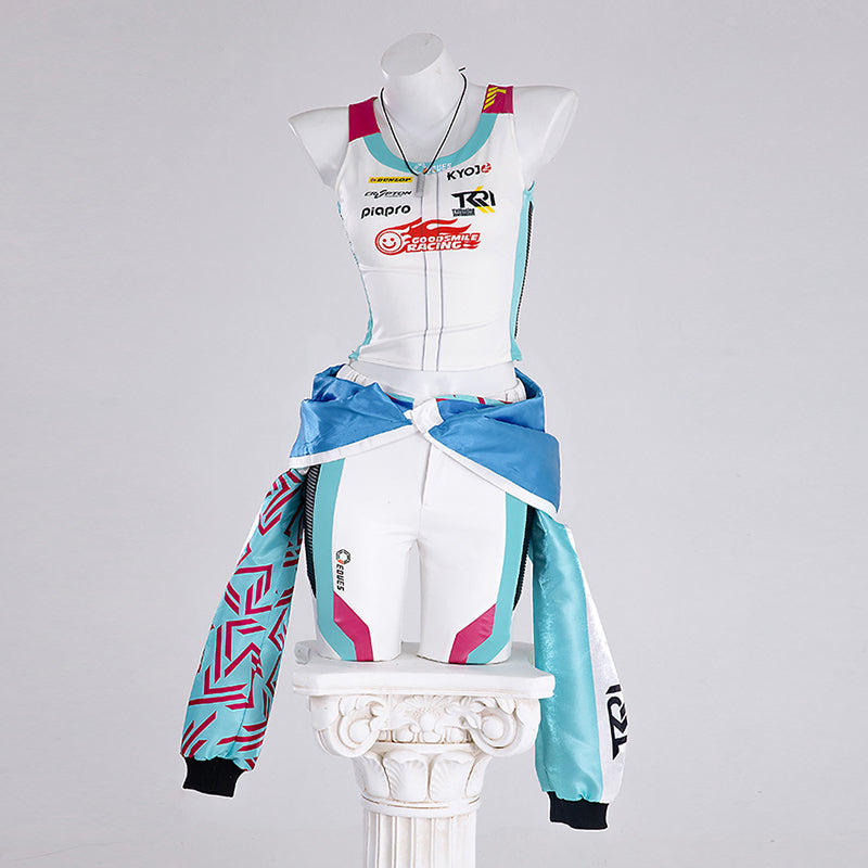 Vocaloid Hatsune Miku Racing Miku Kyojo Cup 2024 Ver. Cosplay Costume